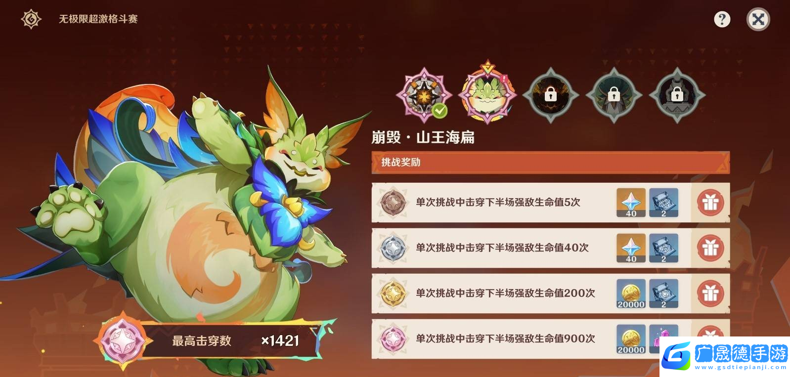 原神無極限超激格斗賽第二關滿分配隊推薦