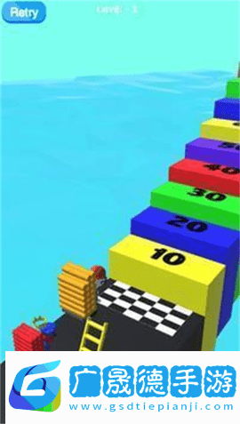 3D馬拉松階梯